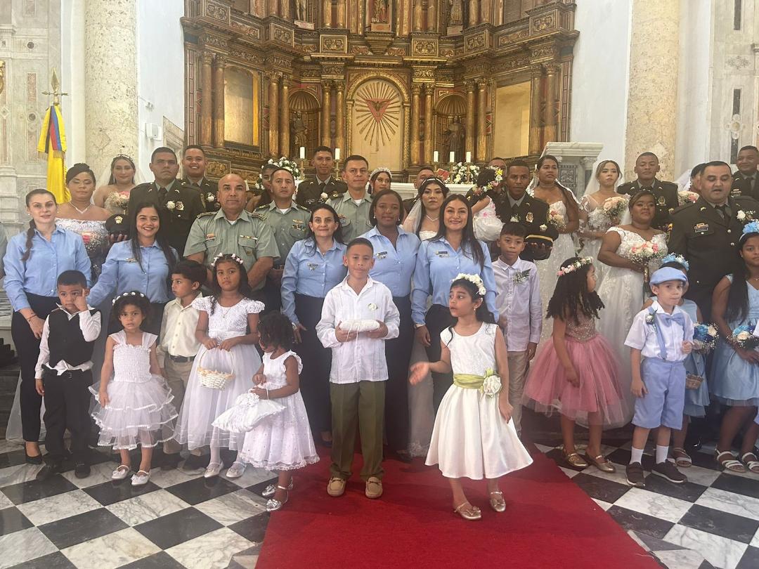 ​​​​Ceremonia de matrimonios colectivos en Cartagena