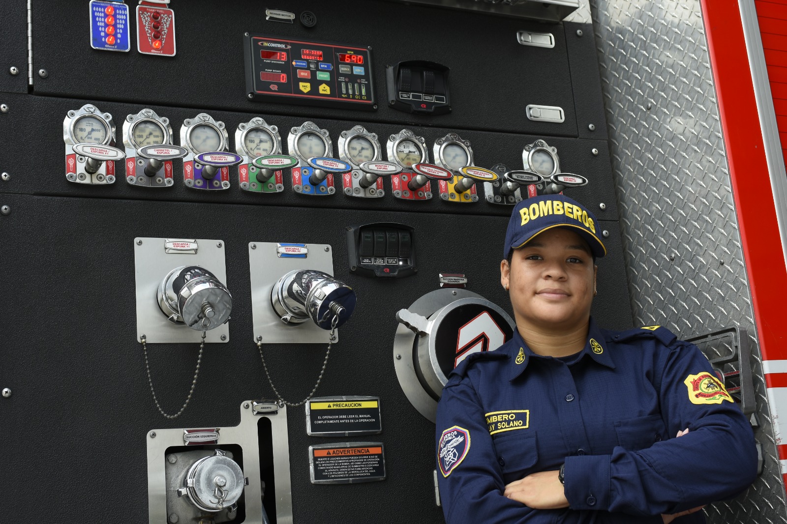 Karolay Solano, hija del sargento Javier Solano (QEPD)