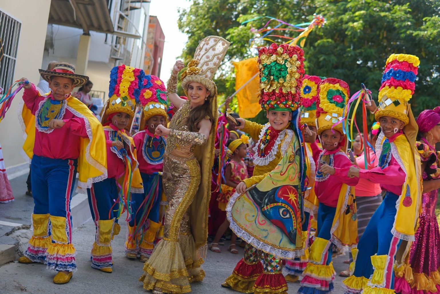 Samia Maloof Habib y Emanuel Angulo Cabarcas, Reyes Infantiles del Carnaval 2024.