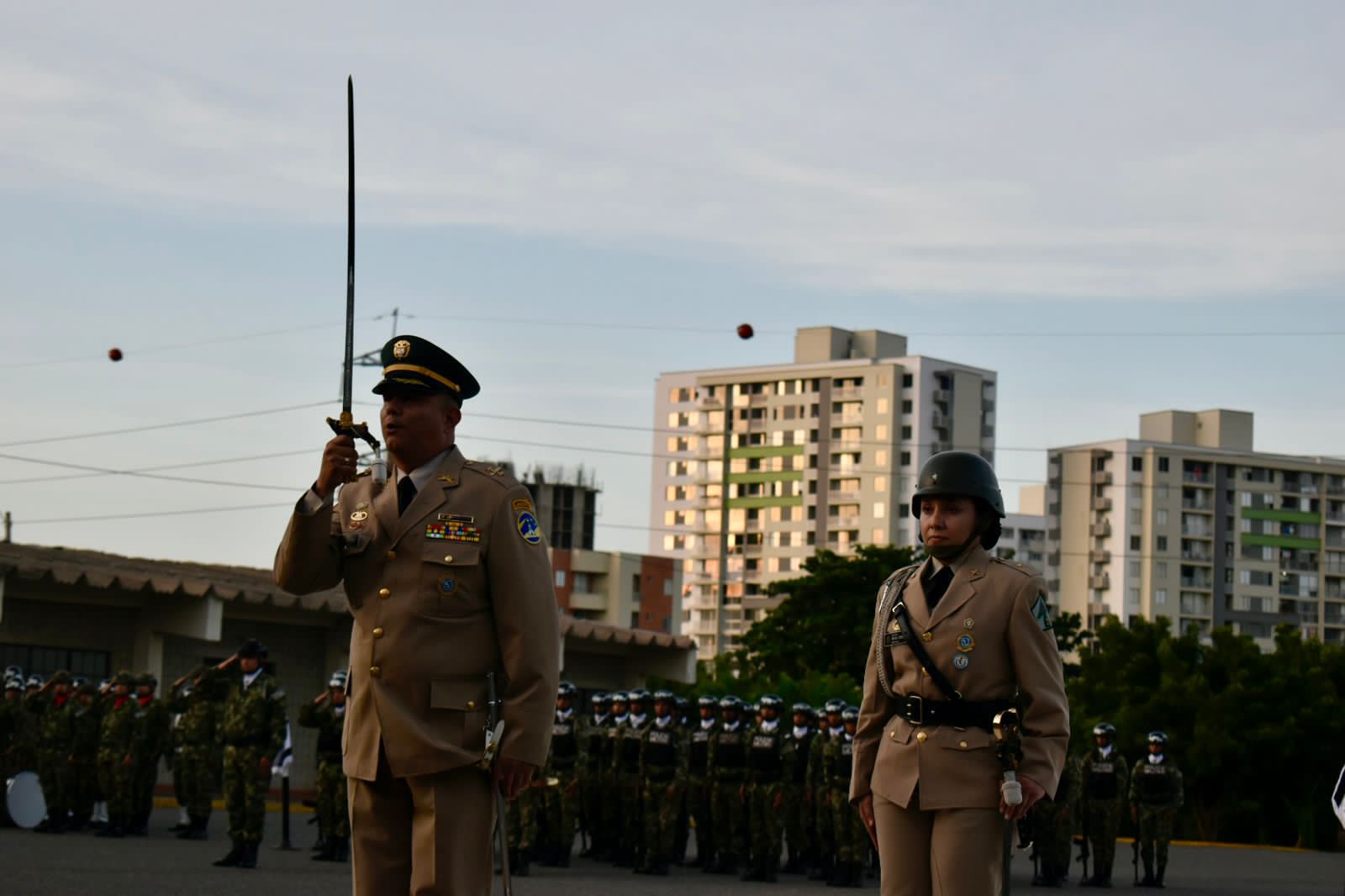 La ceremonia se realizó en el Cantón Militar Paraíso, en Barranquilla.