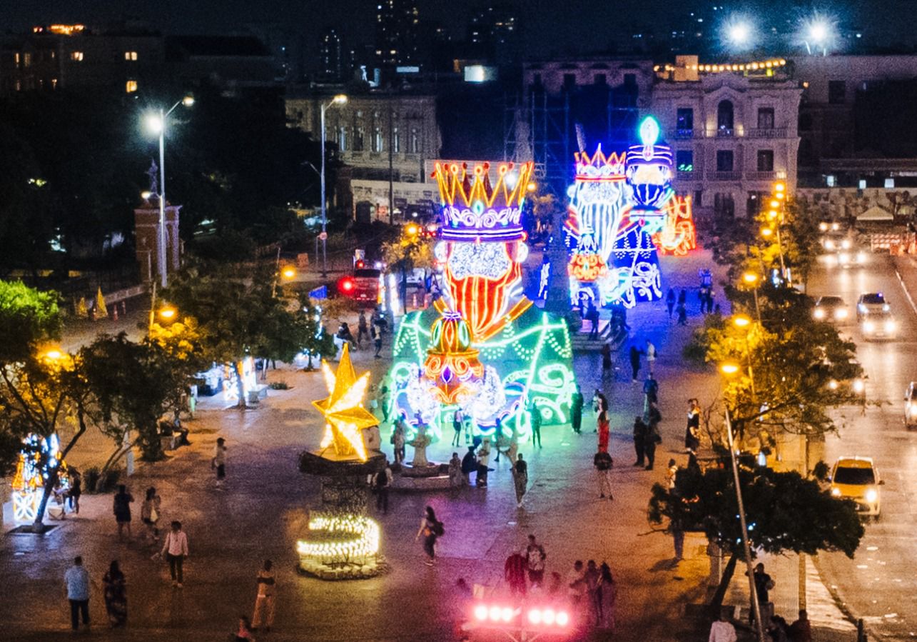 Cartagena iluminada en Medellín