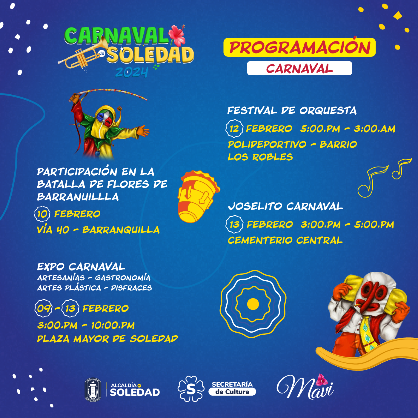 Programación Carnaval de Soledad