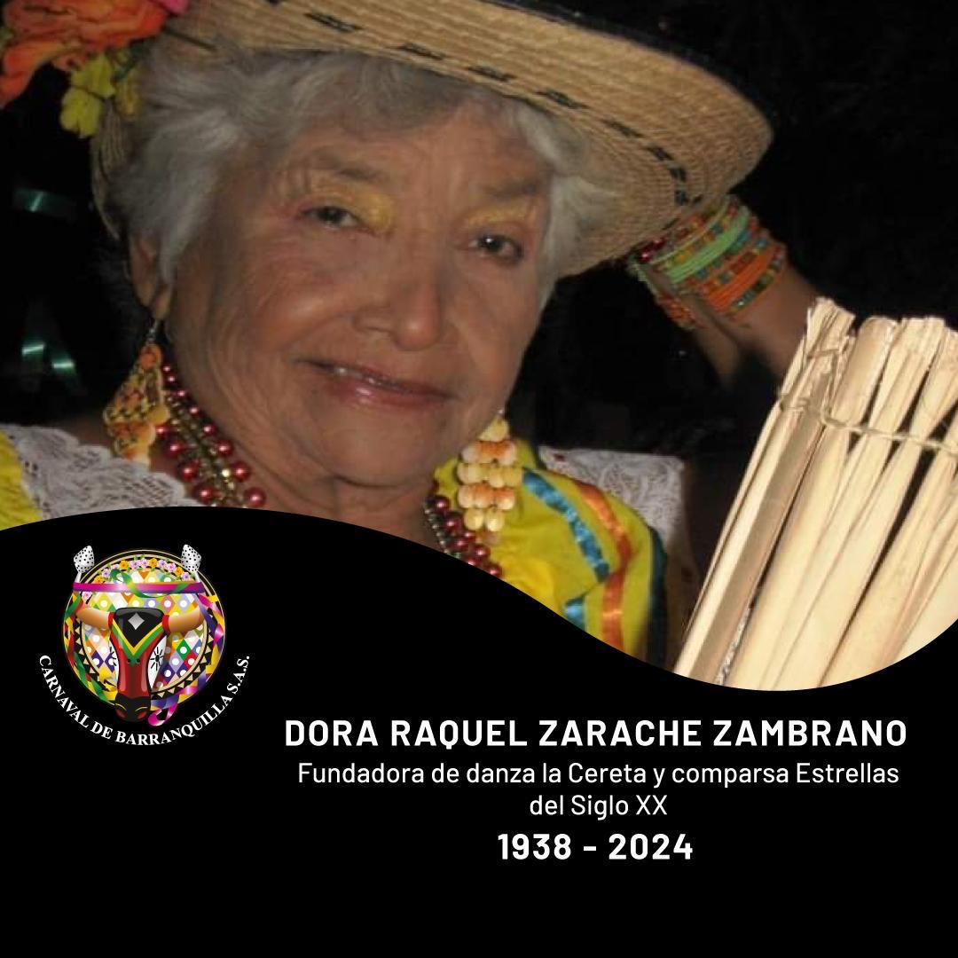 Dora Raquel Zarache Zambrano, directora de la comparsa ‘Estrellas del siglo XX’ .