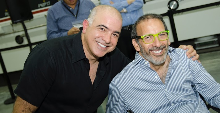 Christian Daes, director de Operaciones de Tecnoglass, y José Manuel Daes, director ejecutivo. 