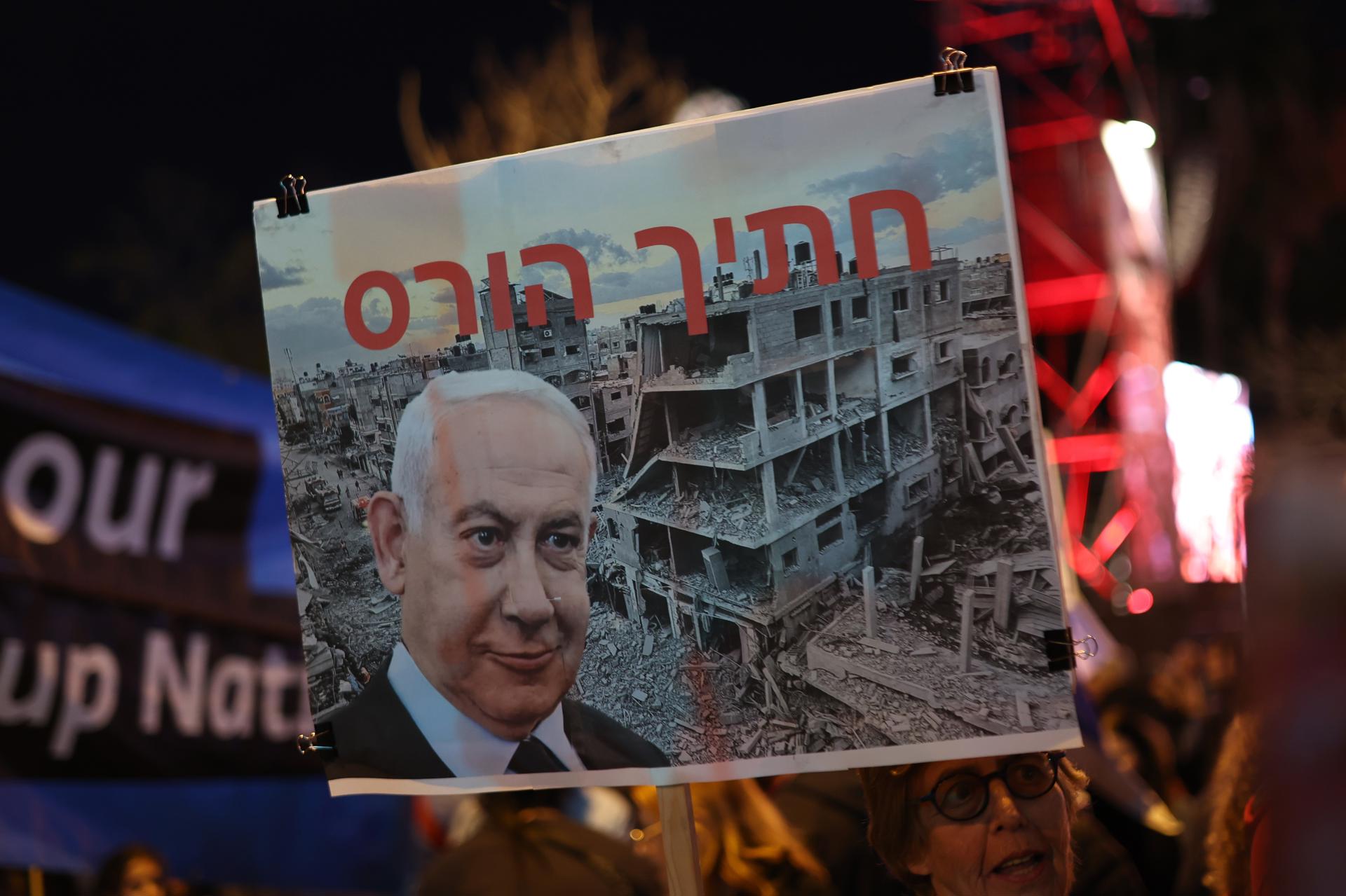 En Israel han protestado contra su primer ministro, Benjamín Netanyahu.