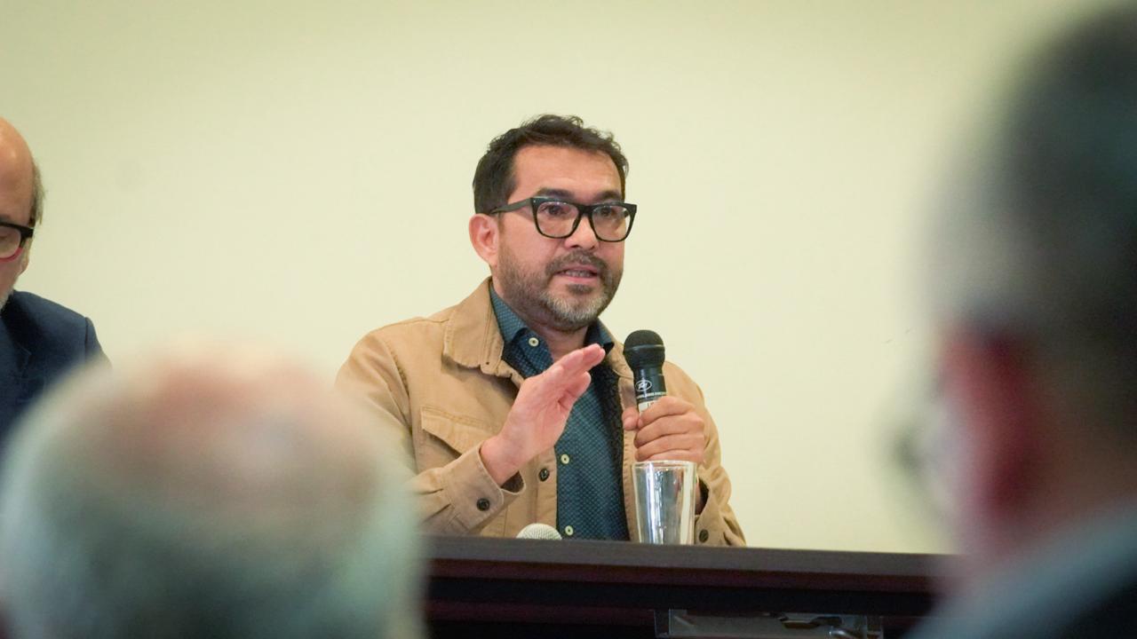 El profesor Jairo Alexis López, candidato a la rectoría de la Universidad Nacional.