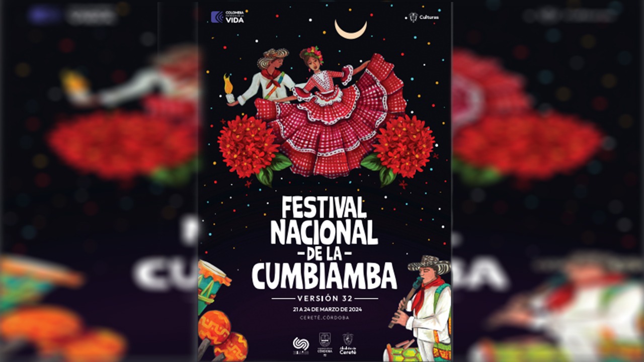 Afiche del Festival Nacional de la Cumbiamba