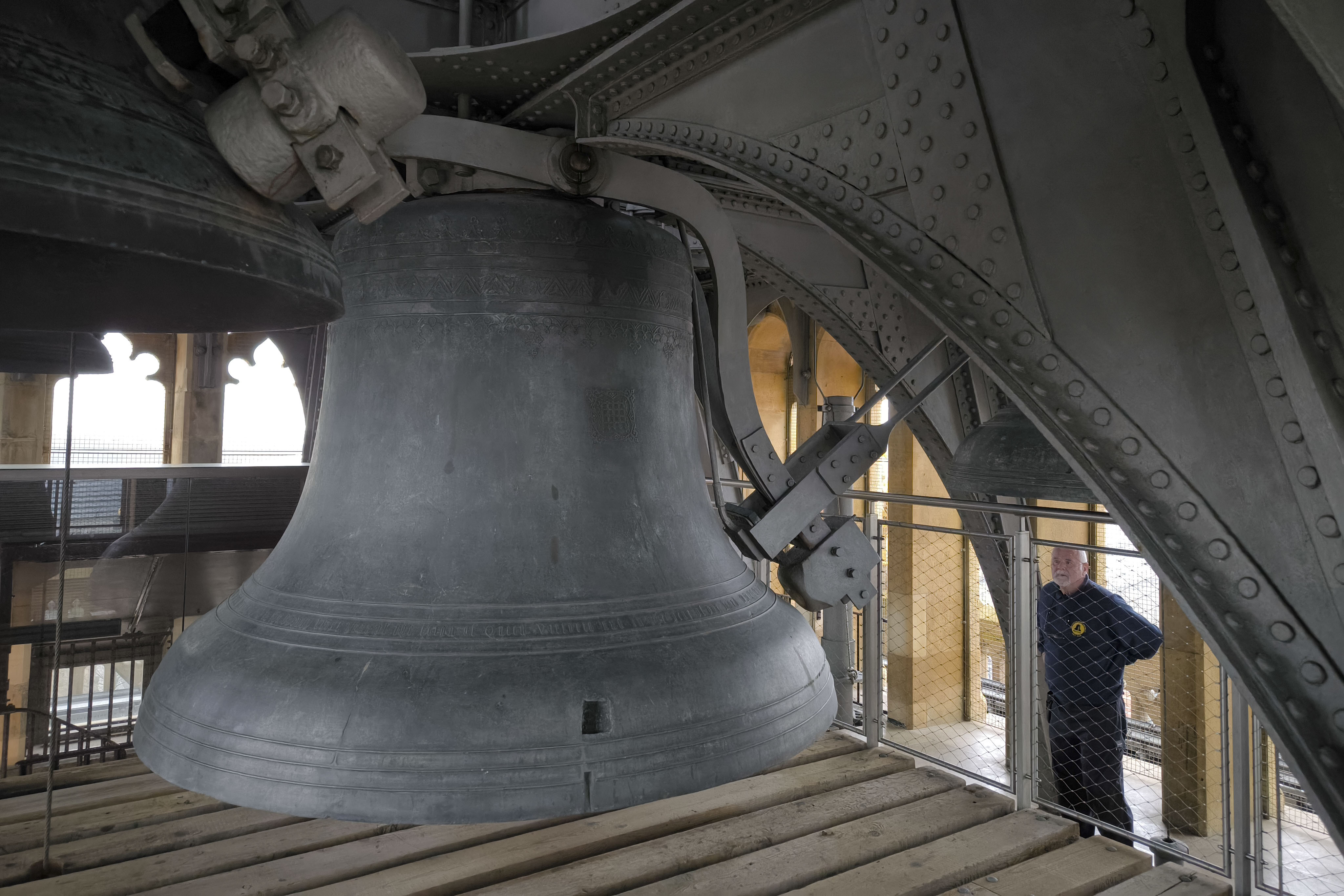 La campana mayor, otro atractivo del 'Big Ben'.