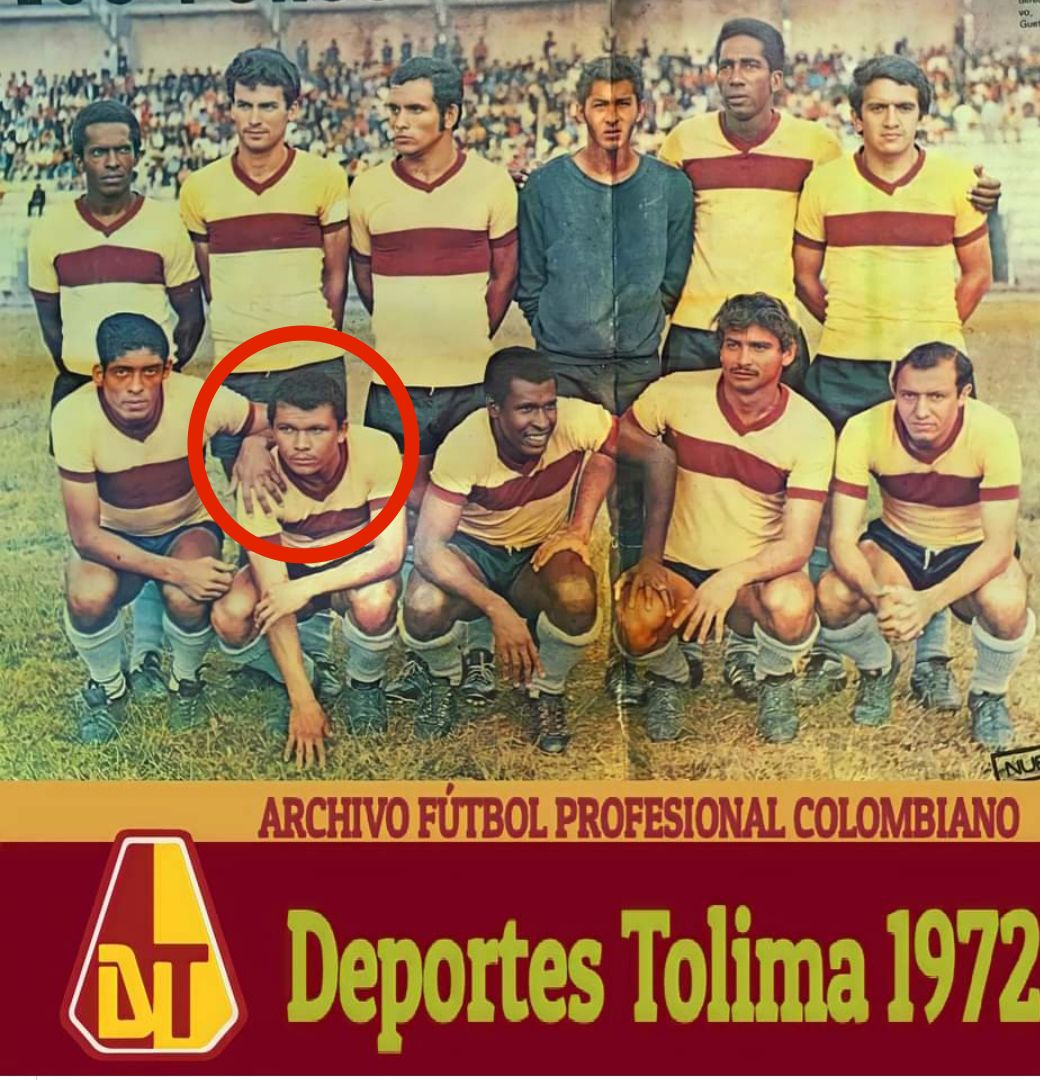 Dumas Güette (círculo) en el onceno del Deportes Tolima.