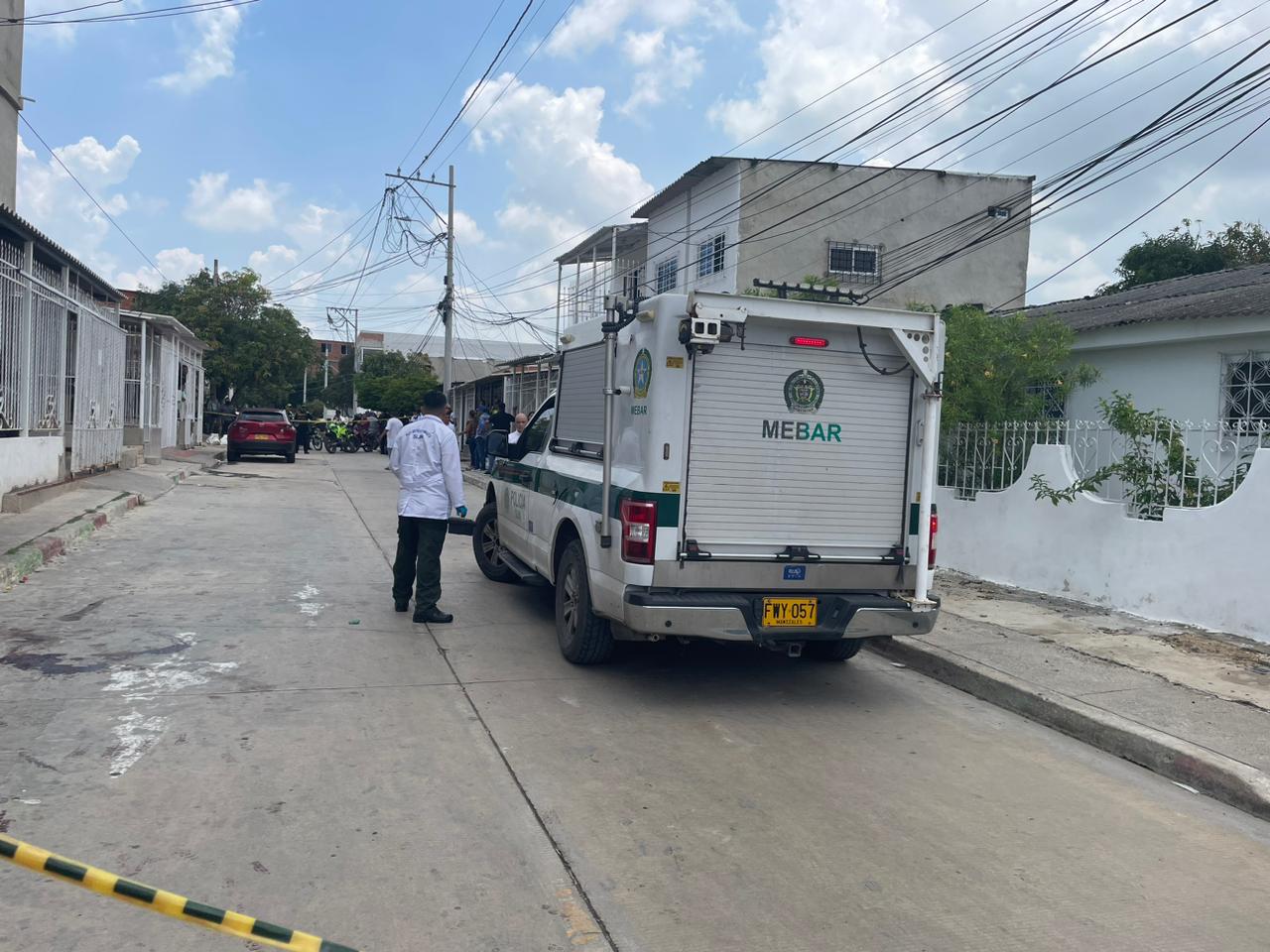 Los hechos tuvieron lugar en la calle 94 con carrera 4A.