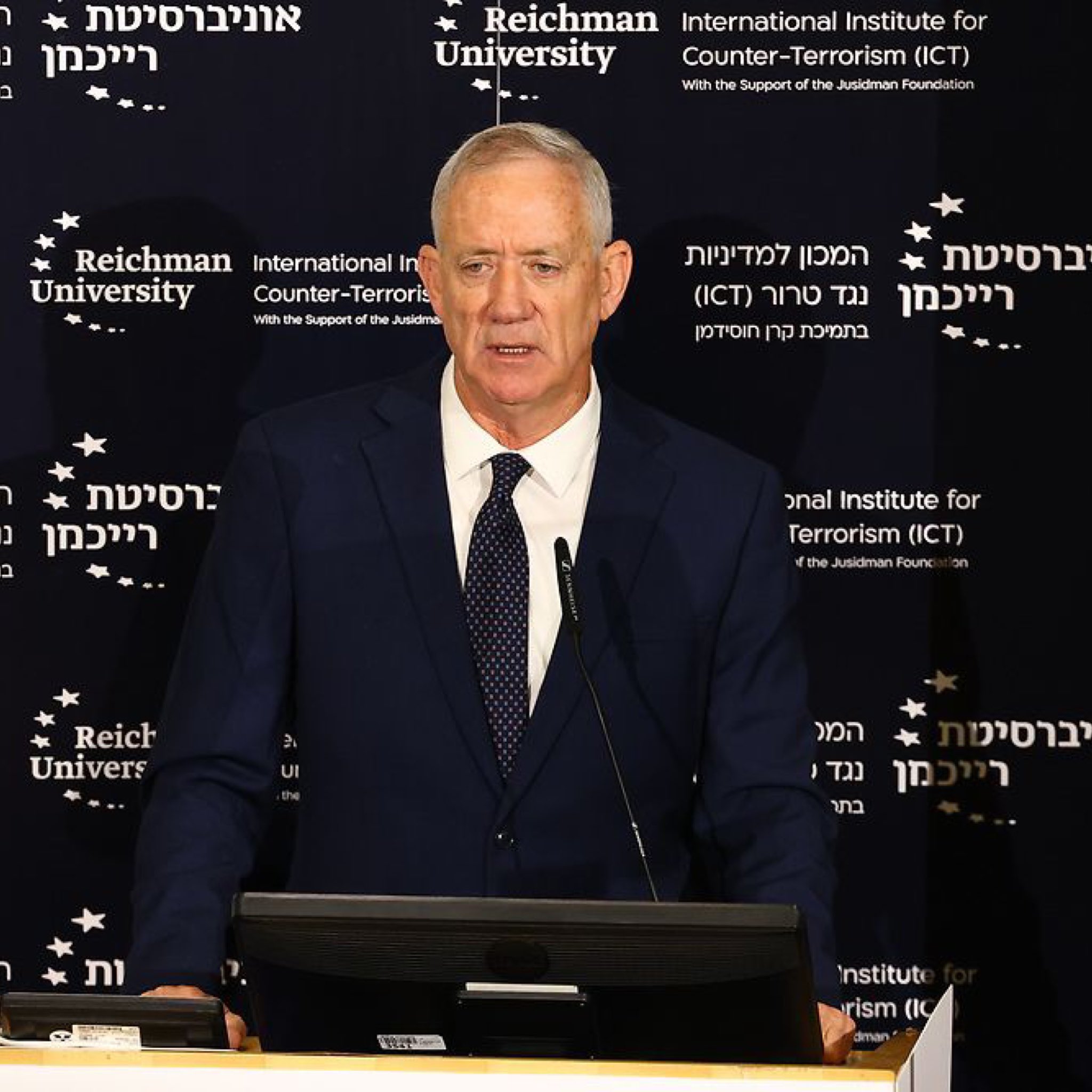 Benny Gantz aspira a ser primer ministro de Israel.