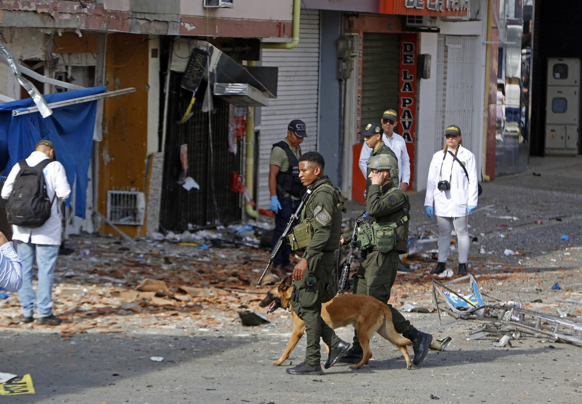 Ataque en un hotel de carabineros en Jamundí, Valle del Cauca.