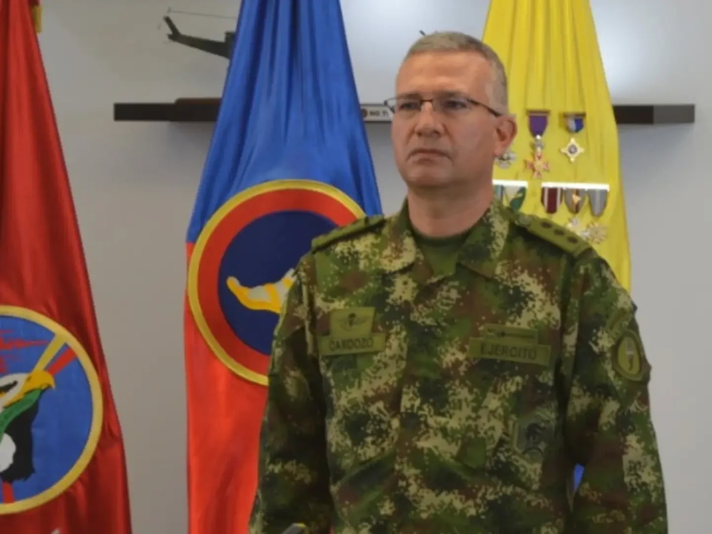 El general Luis Cardozo, nuevo comandante del Ejército. 