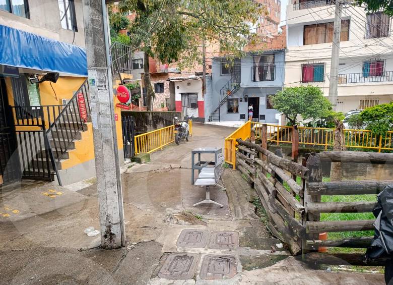 En esta cuadra de la comuna 2 de Medellín se registró el hecho de intolerancia