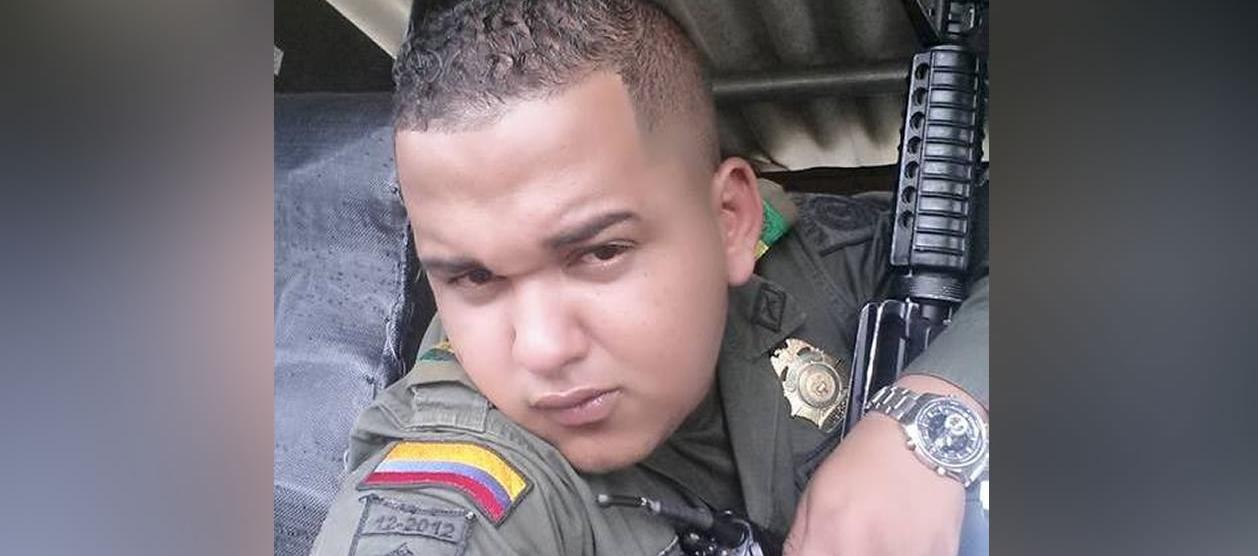 El patrullero Jaider Gregorio Amador Quessep. 