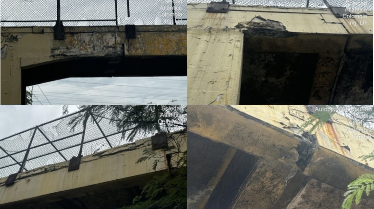 Las afectaciones del puente del Inem - Itida.