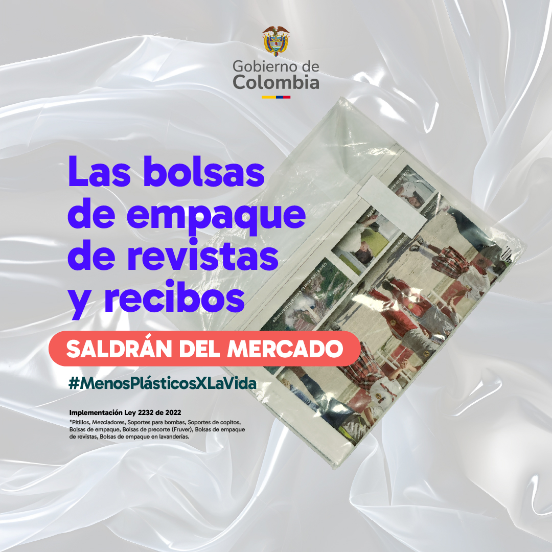 Bolsas para embalar periódicos, revistas, publicidad y facturas.