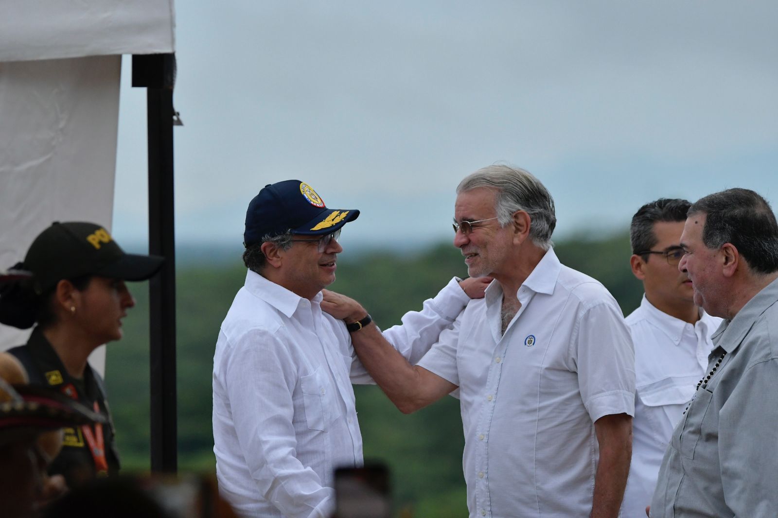 El Gobernador del Atlántico con el Presidente de la República