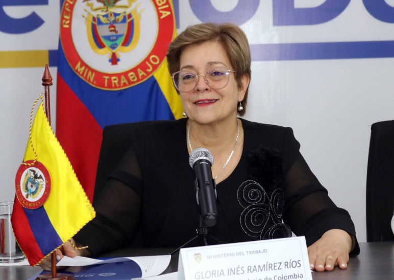 Gloria Inés Ramírez, actual ministra de Trabajo.