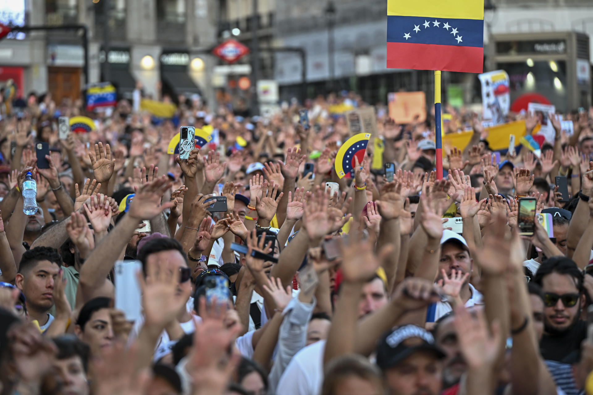 Manifestación convocada &quot;en favor de la libertad de Venezuela