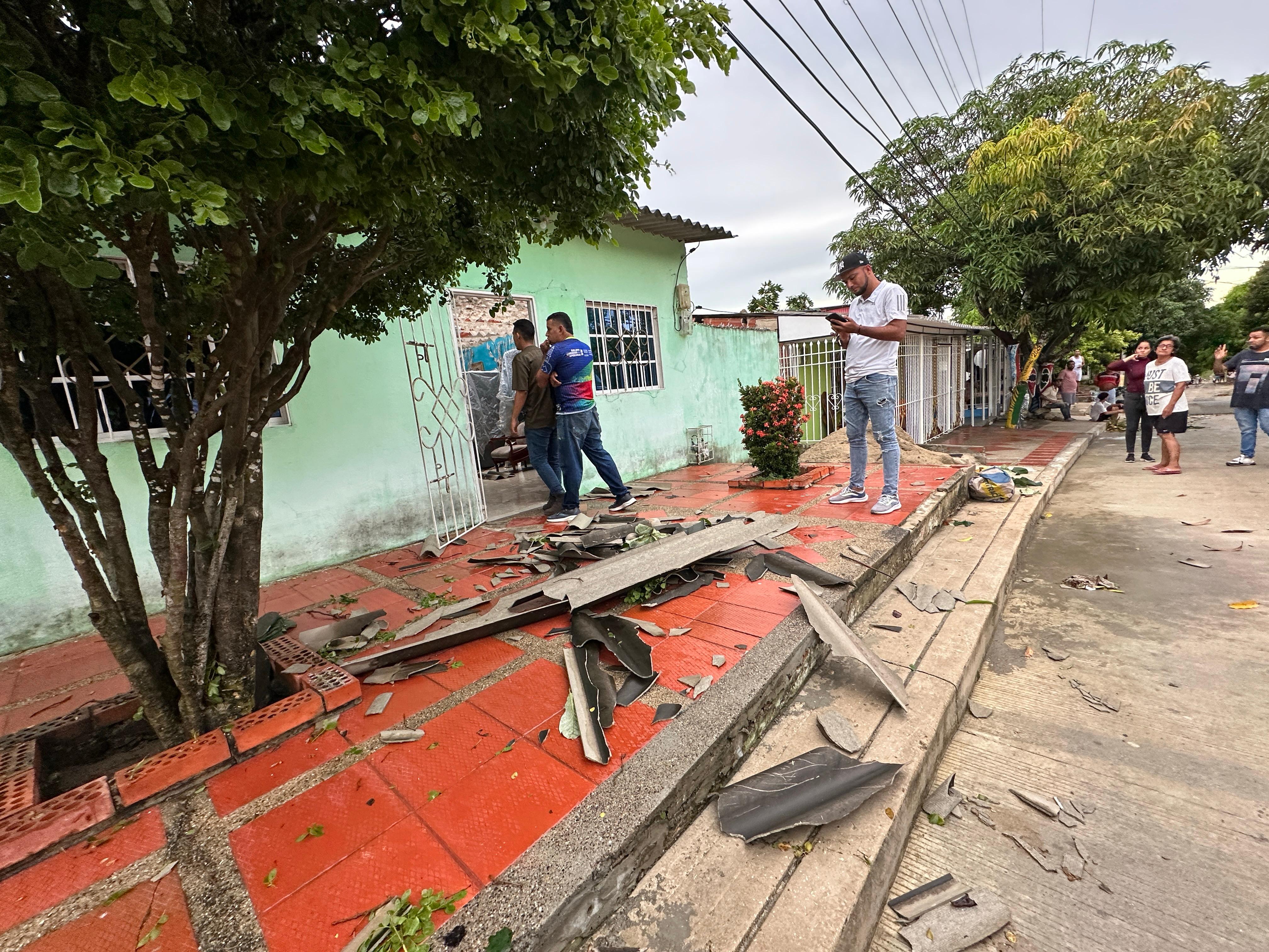 Las familias afectadas fueron reubicadas.