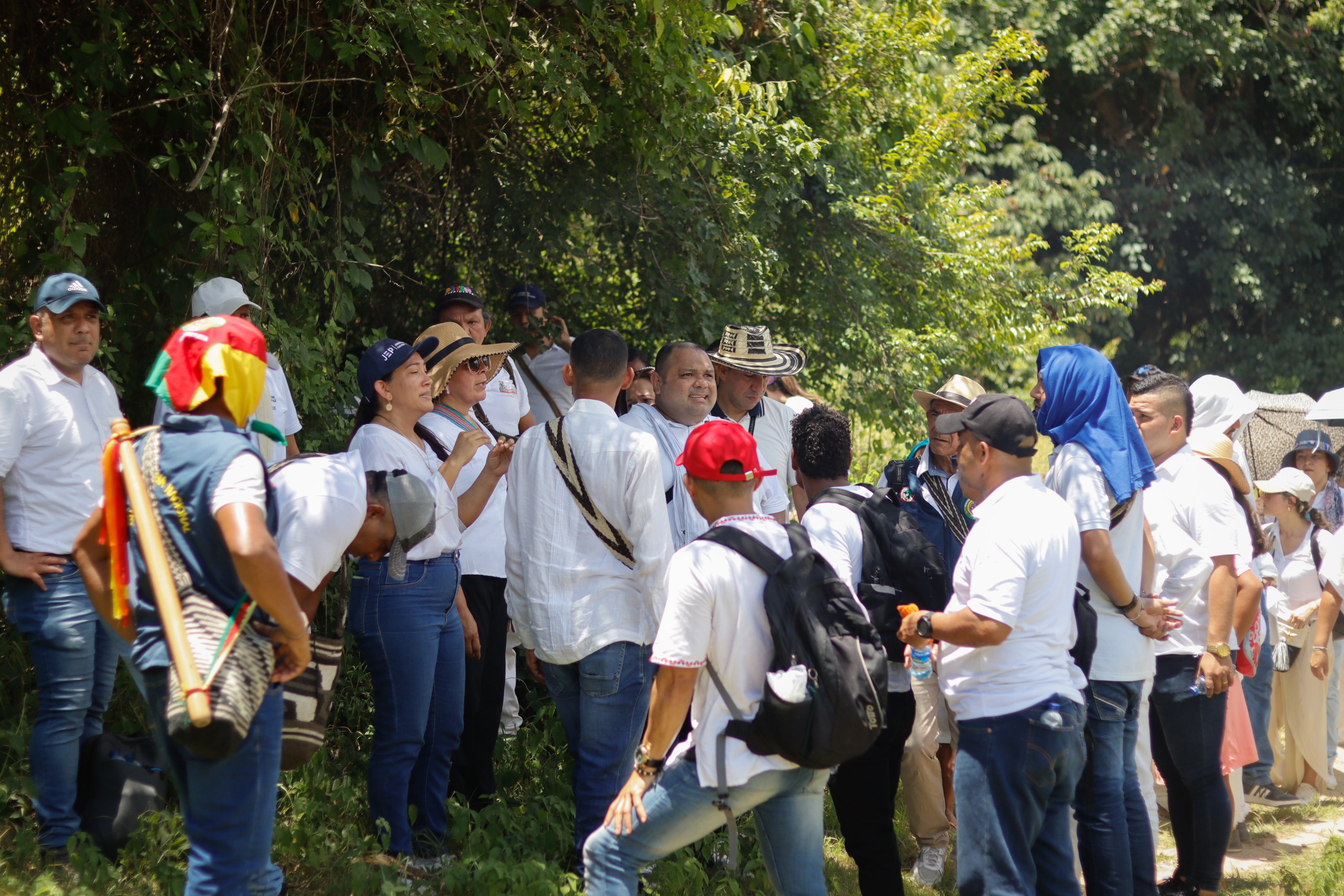 Recorrido de la JEP con la comunidad indígena en el caso Nohemí y Hermes 