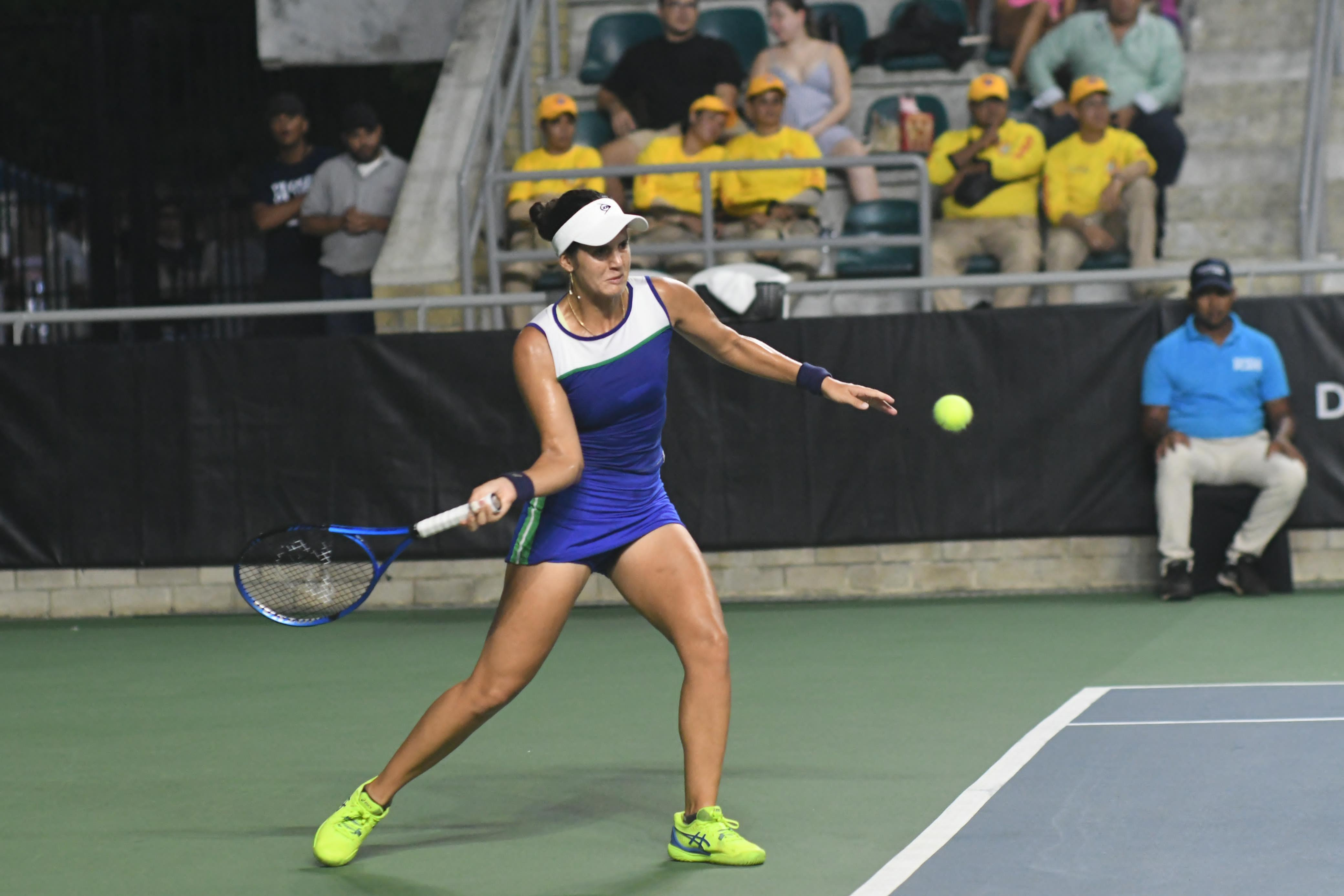 La barranquillera María Paulina Pérez quedó eliminada al caer ante la ucraniana Anastasia Sobolieva.