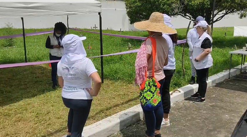 Intervención de la UBPD al Cementerio Calancala de Barranquilla