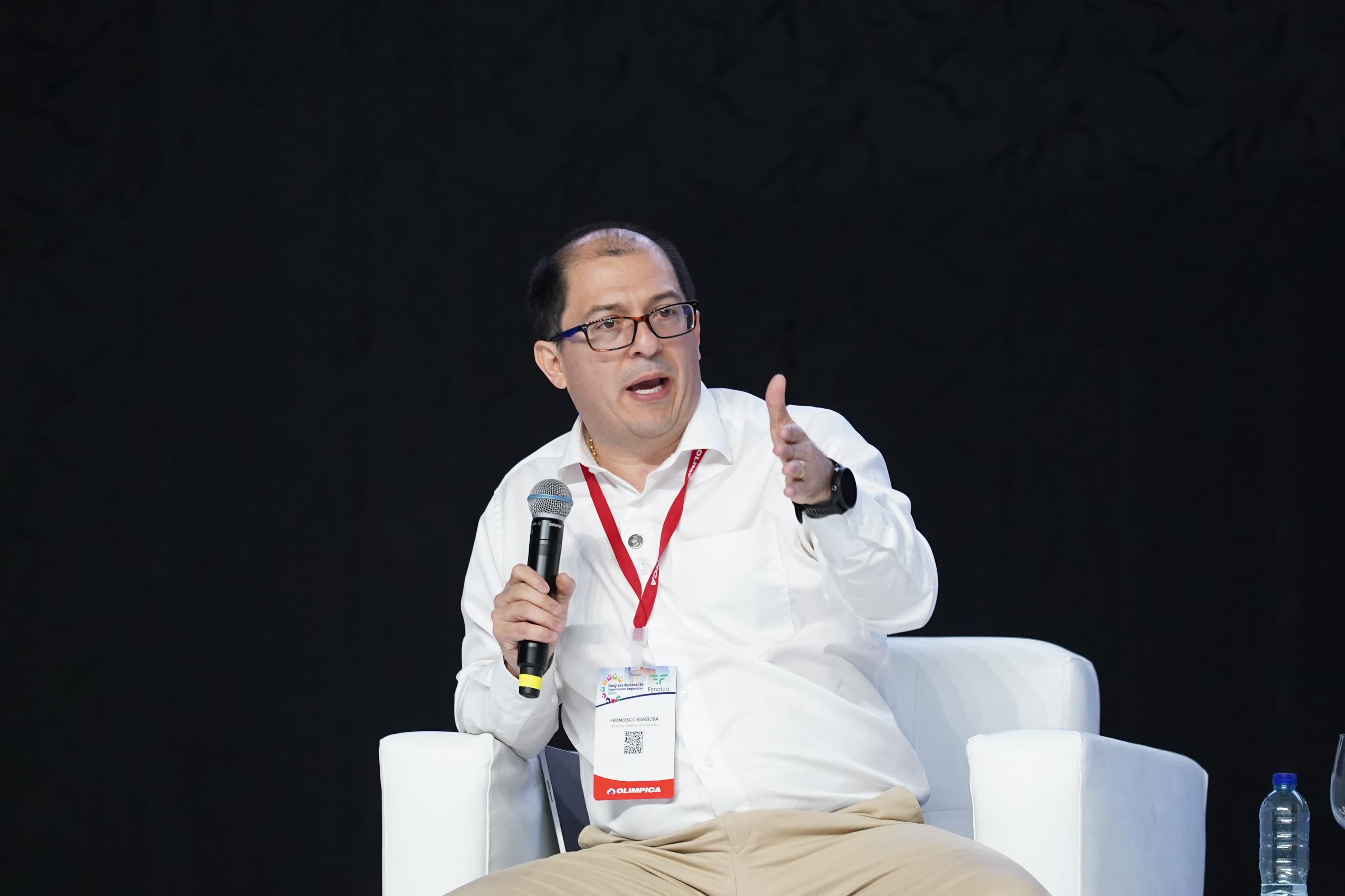 Francisco Barbosa en el Congreso de Fenalco.