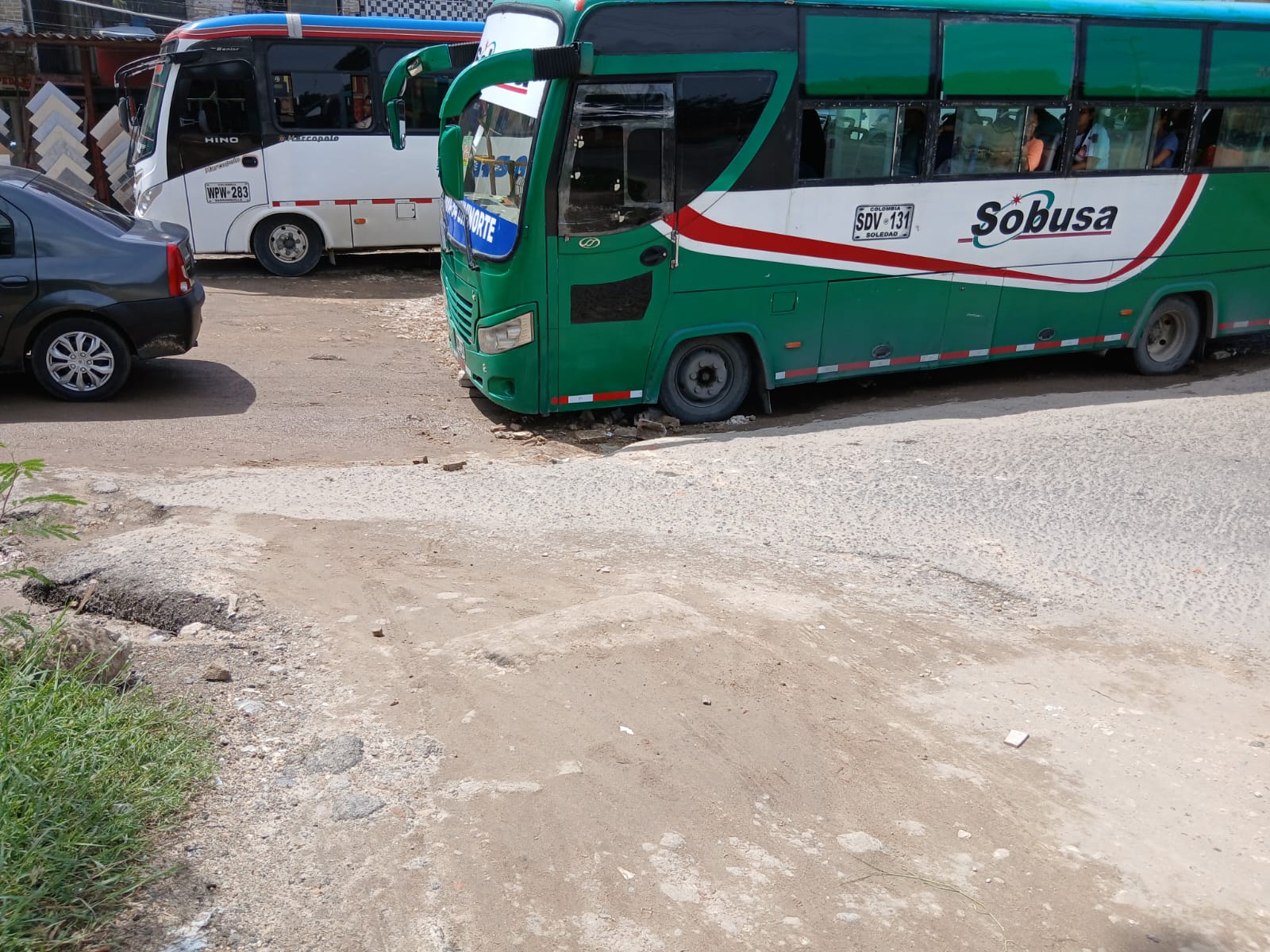 En mal estado se encuentra un tramo de la Circunvalar, entre la Murillo y Calle 30. 