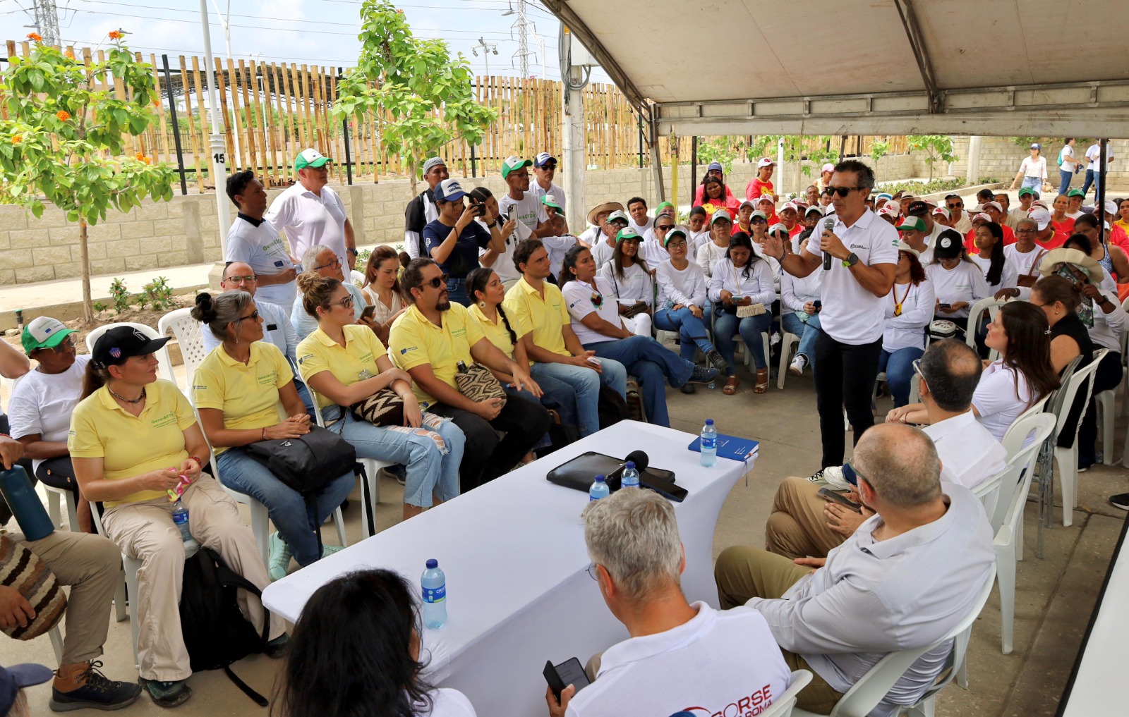 Inauguración Parque productivo Las Gardenias