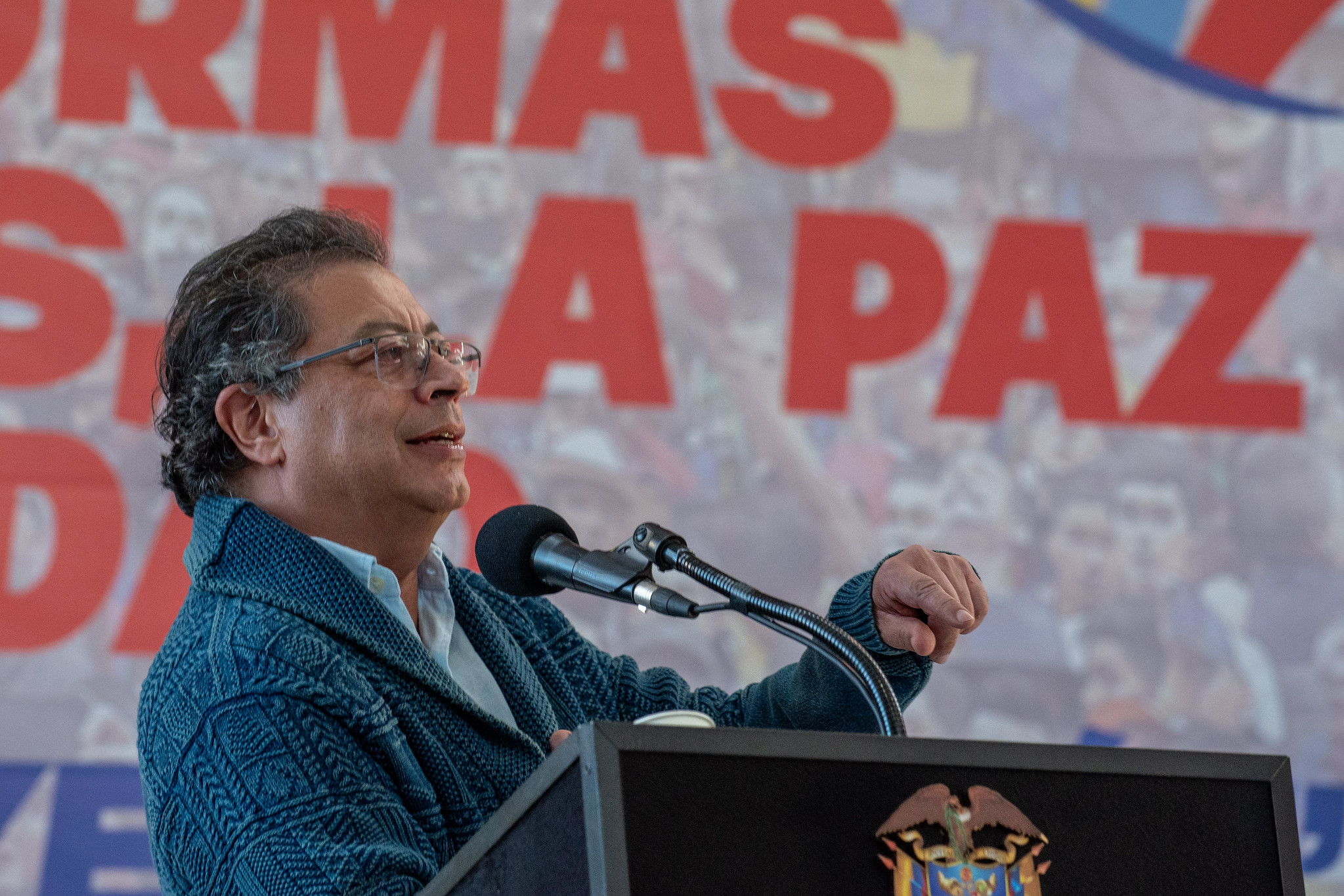 El Presidente Gustavo Petro.