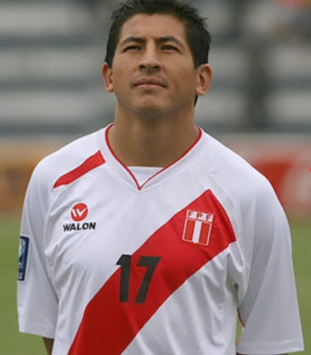 Johan Fano con la selección peruana.