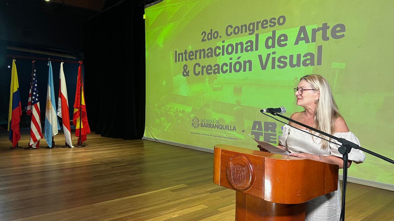 Ginny Romero, directora del Congreso de ArtEduca. 