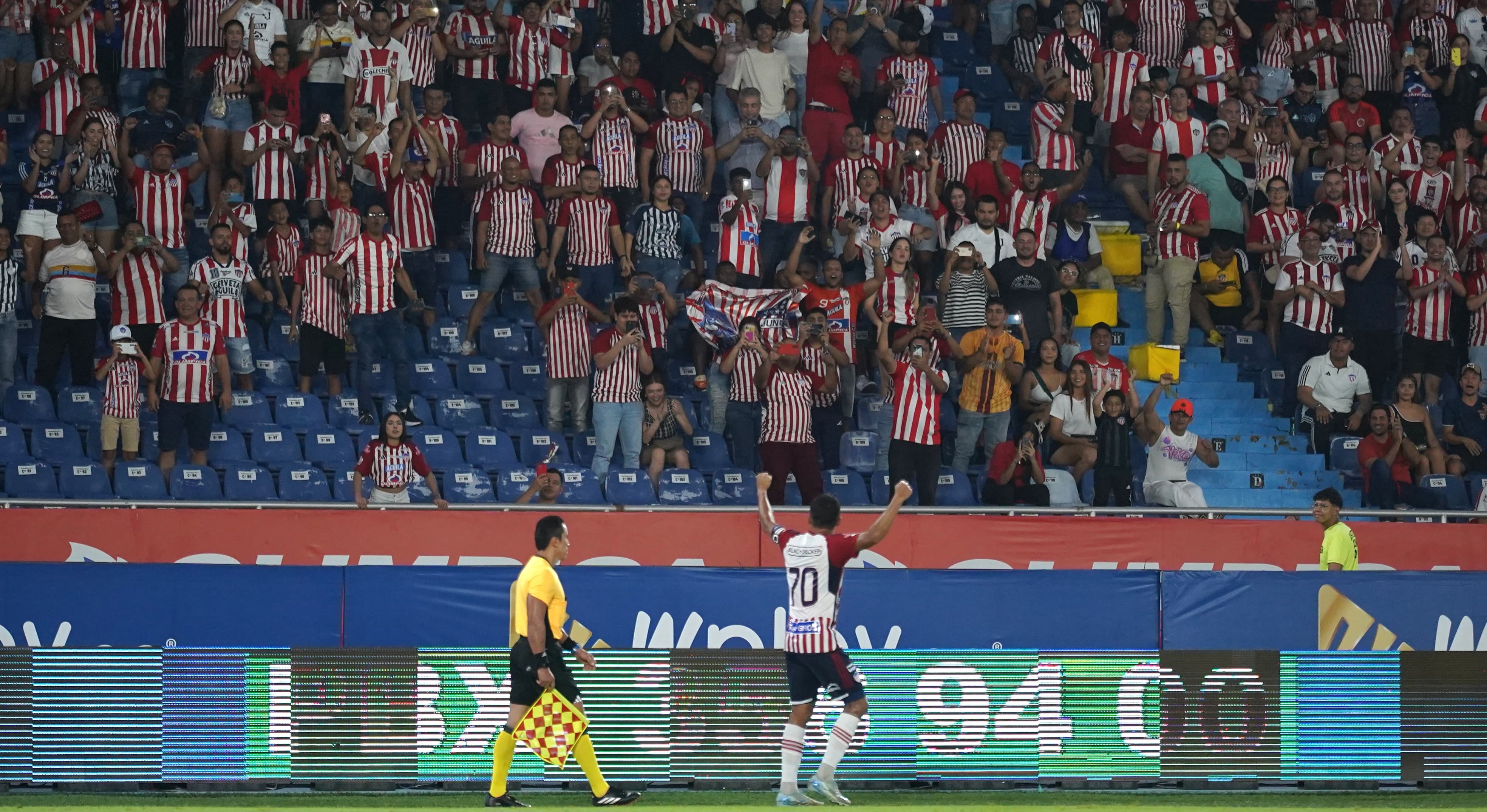 Celebración de Carlos Bacca. 