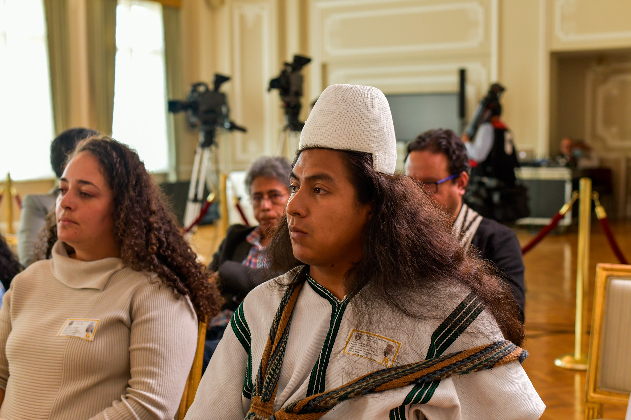 Comunidades indígenas en la Casa de Nariño.