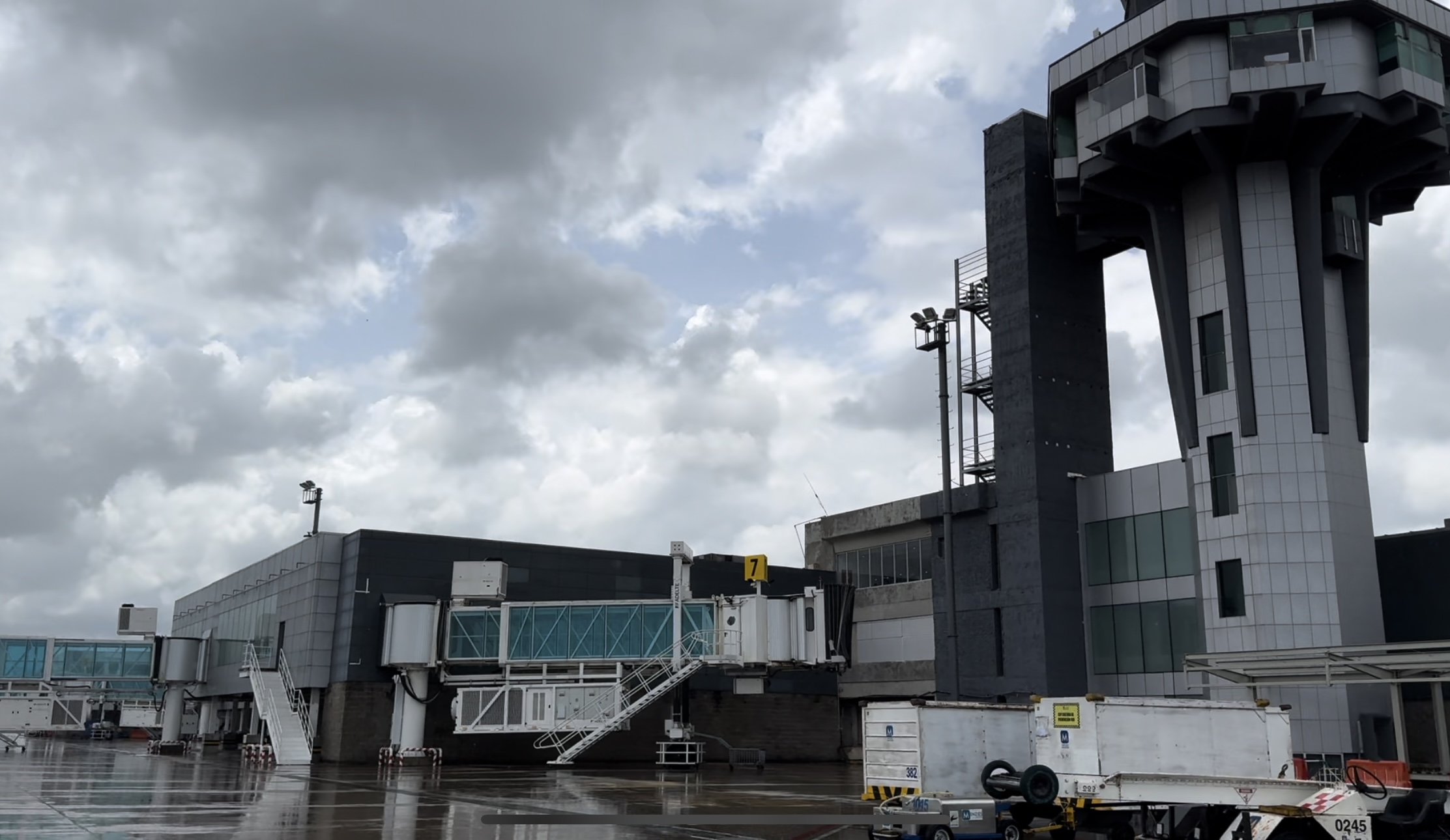 El aeropuerto Ernesto Cortissoz de Barranquilla.