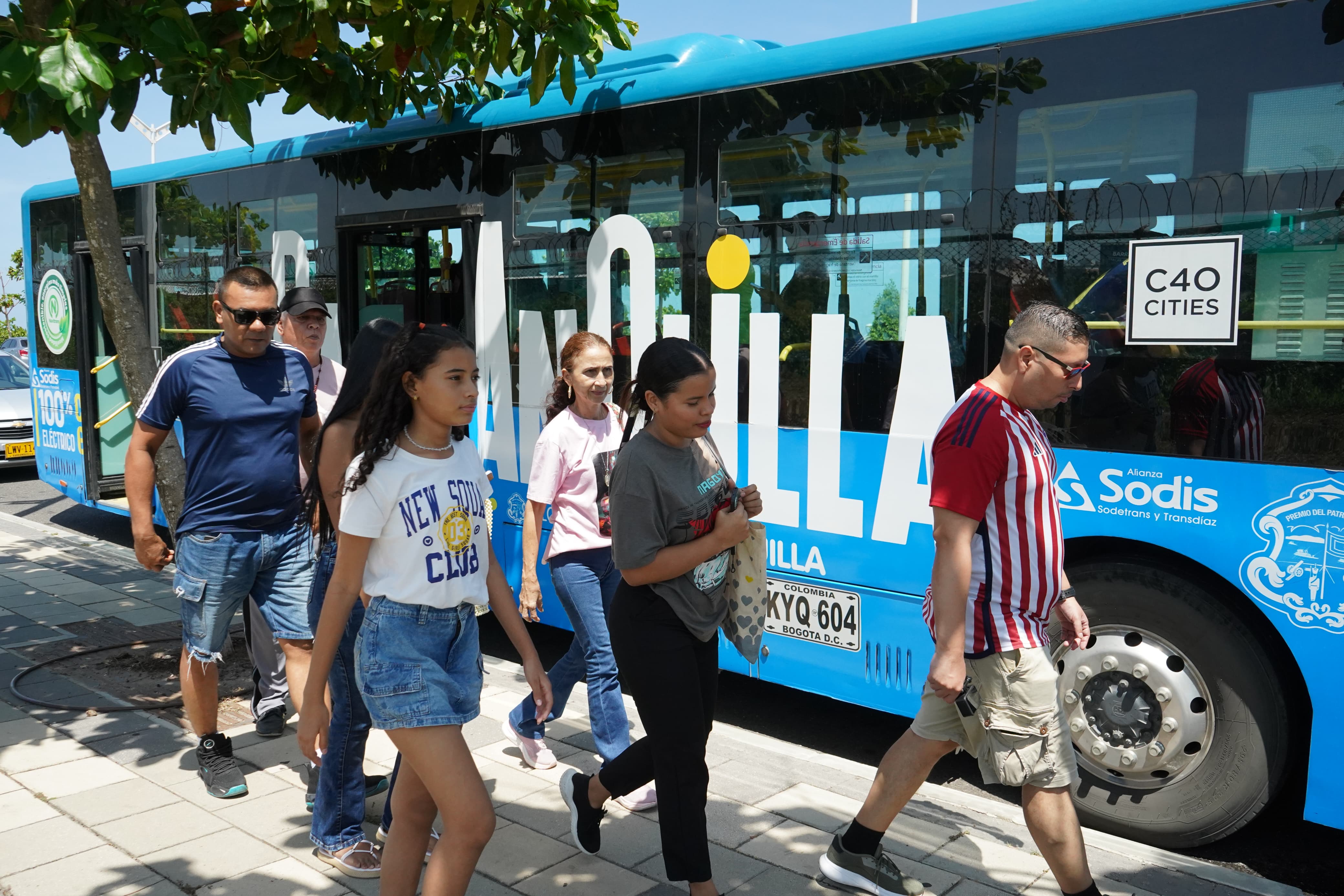 Participantes de la ruta turística 