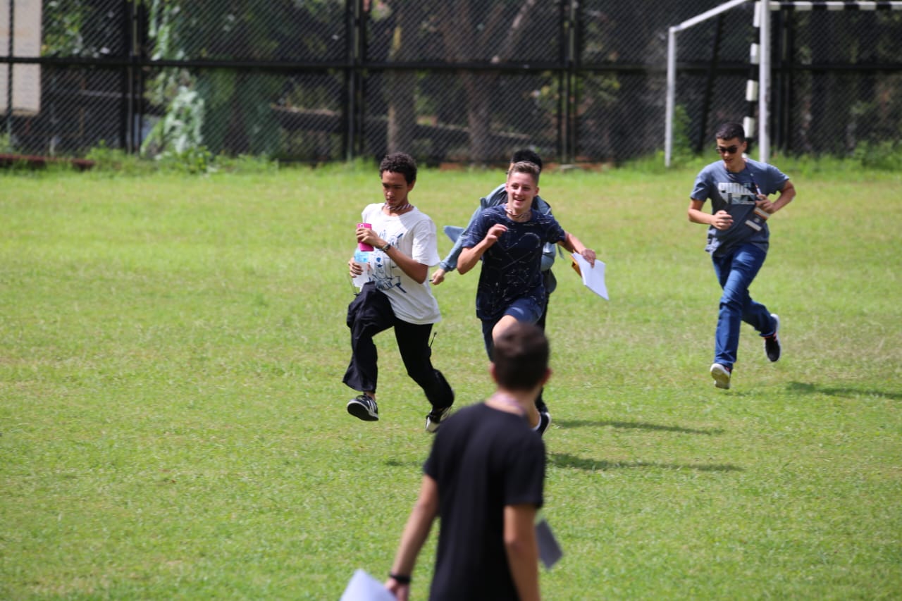 Salomón participando en una de las pruebas.