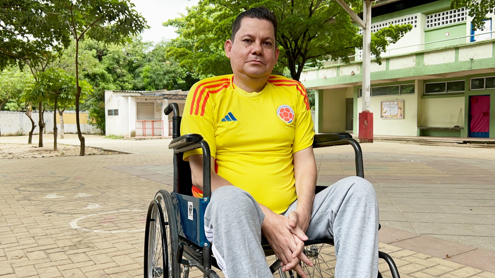 Rafael Yepes en el colegio Metropolitano.