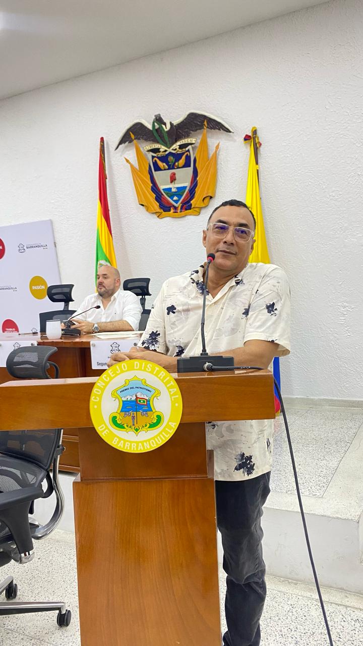 Antonio Bohórquez, segundo vicepresidente del Concejo de Barranquilla para 2025.