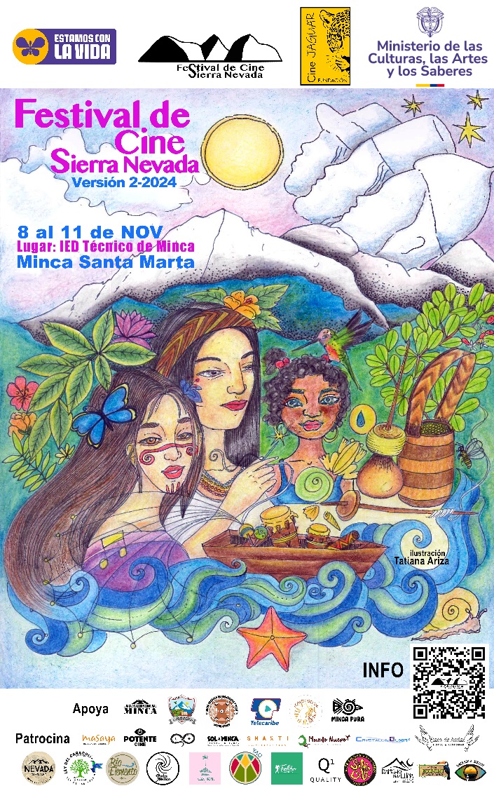 Afiche del festival de cine Sierra Nevada versión 2024.