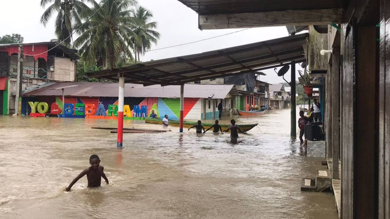 Inundaciones en Chocó.