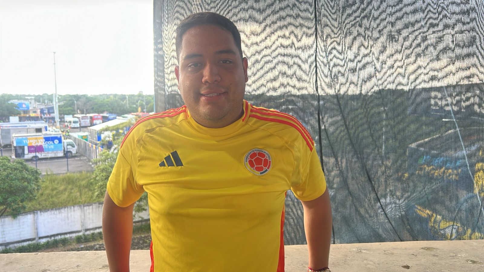 José Luis Reyes, hincha de Colombia.