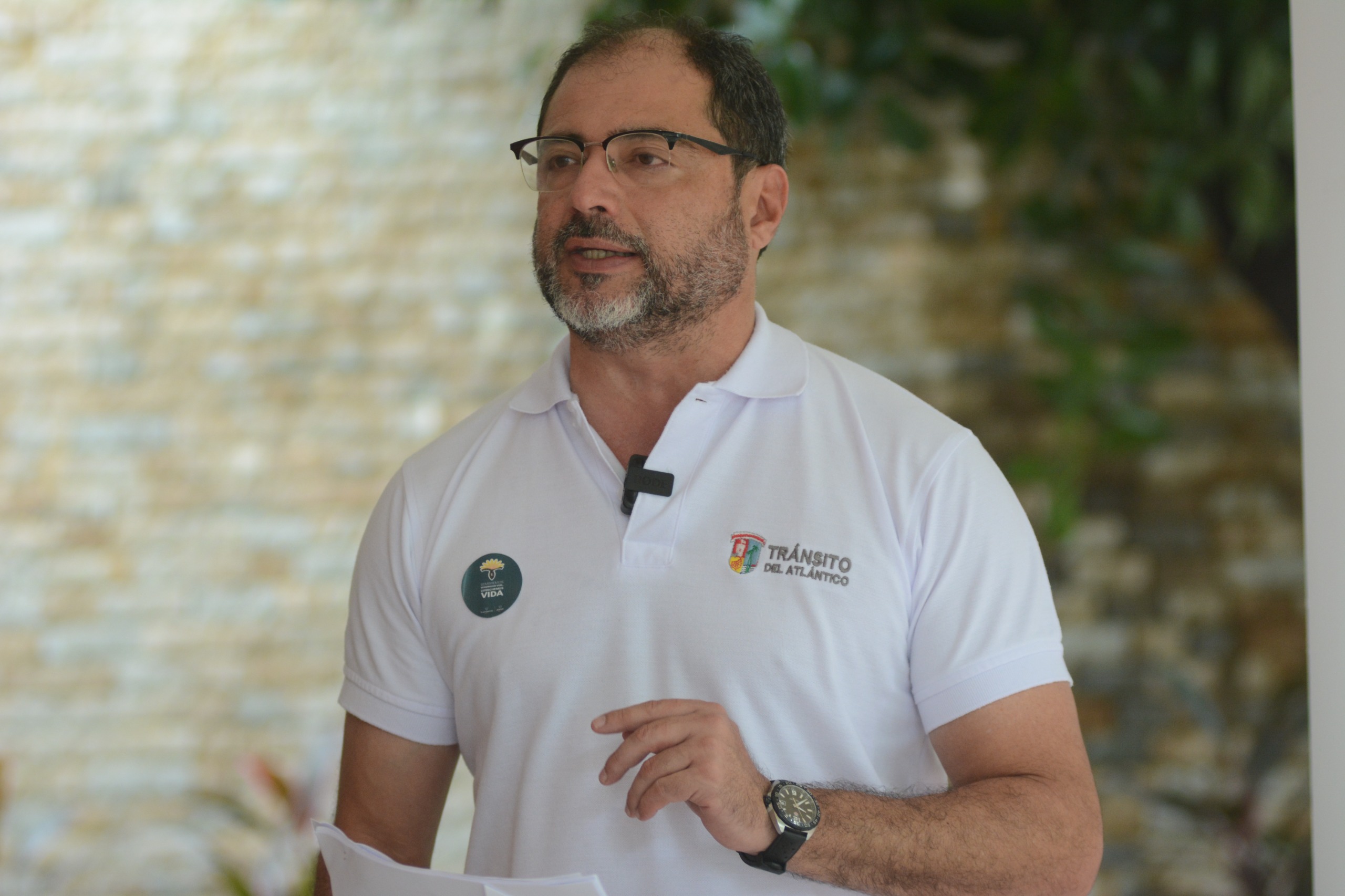 Carlos Granados, director de Tránsito del Atlántico. 