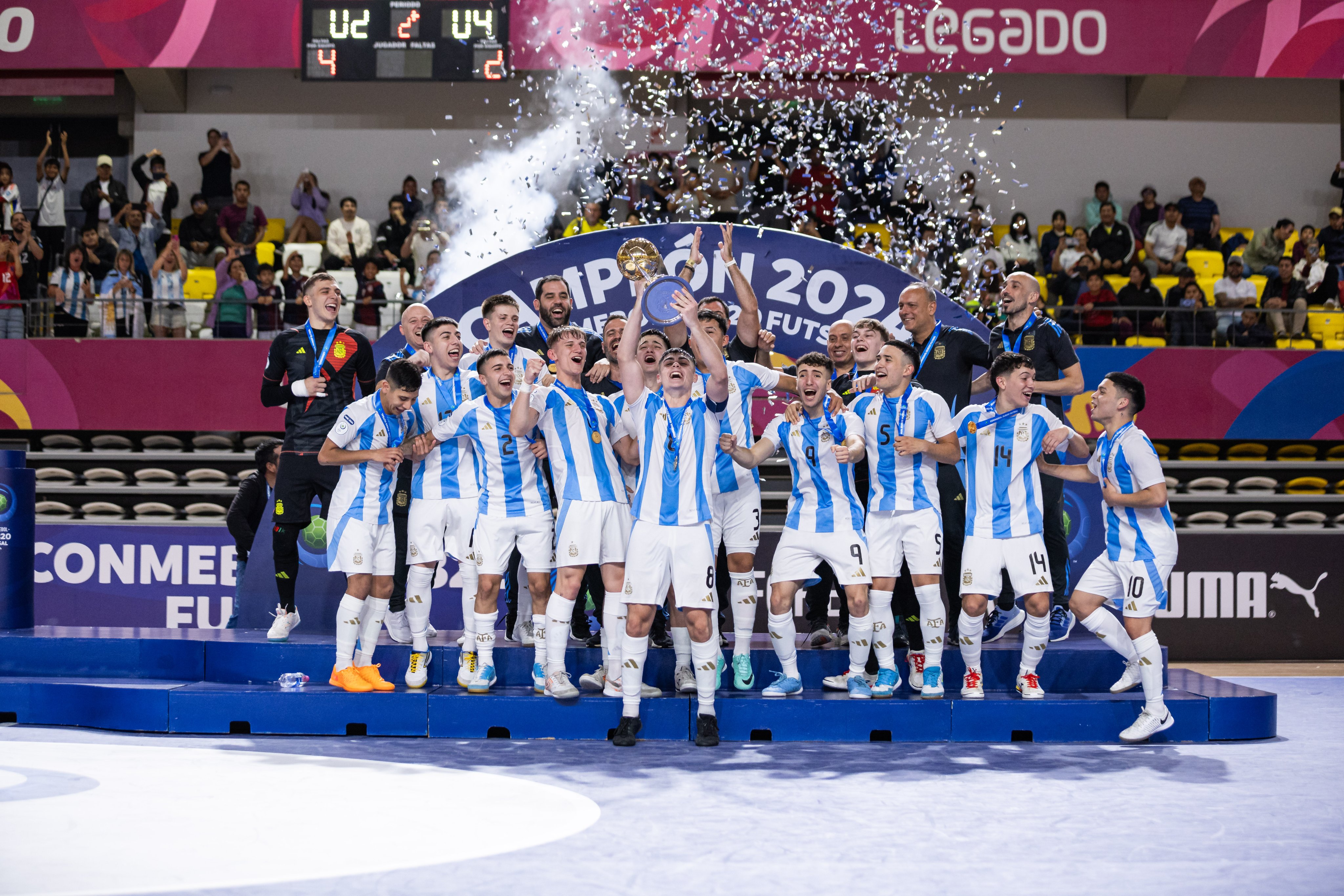 Argentina logró su segundo título sudamericano sub-20 de Futsal. 