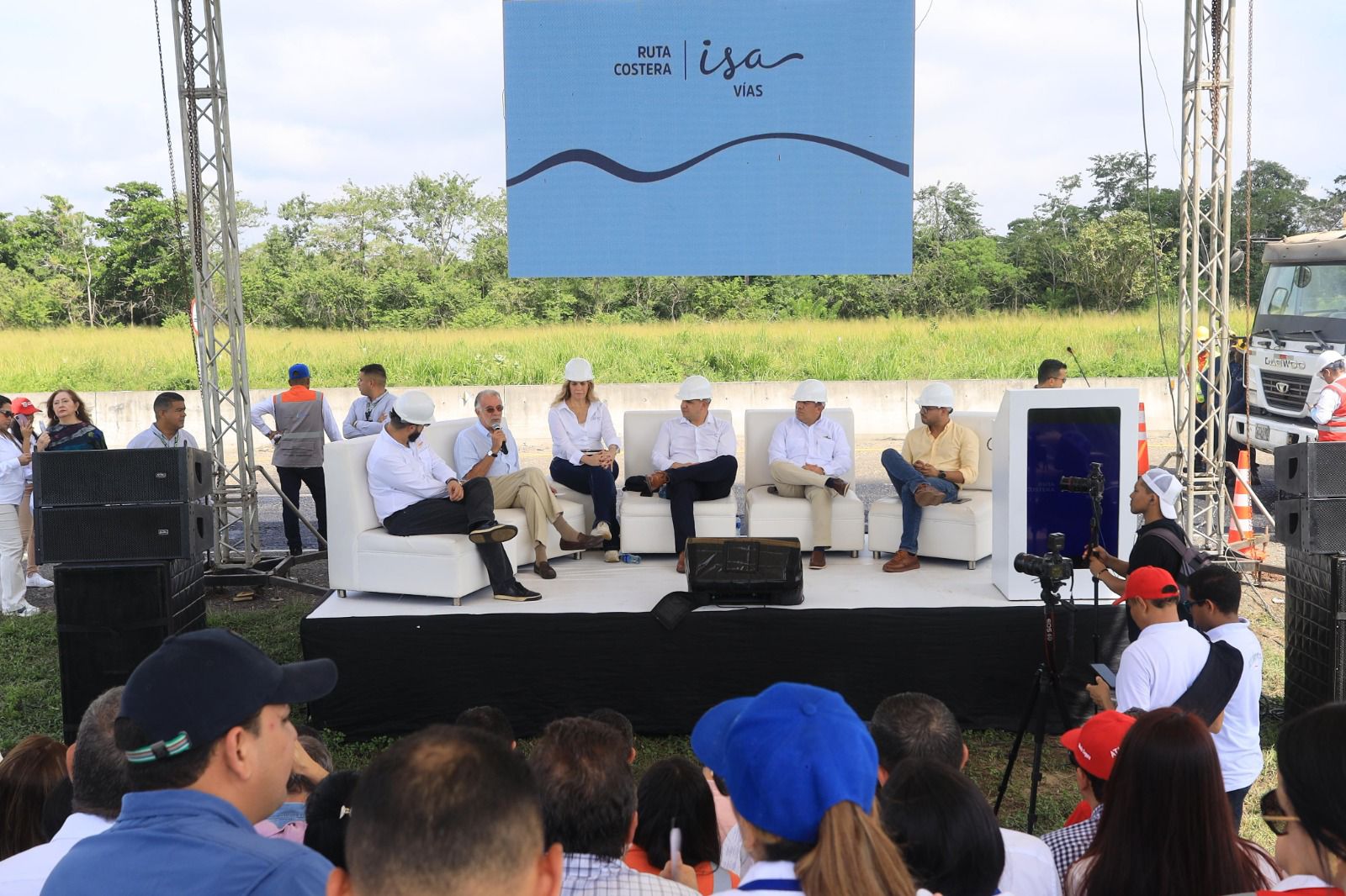 Aspecto del evento en el Atlántico.