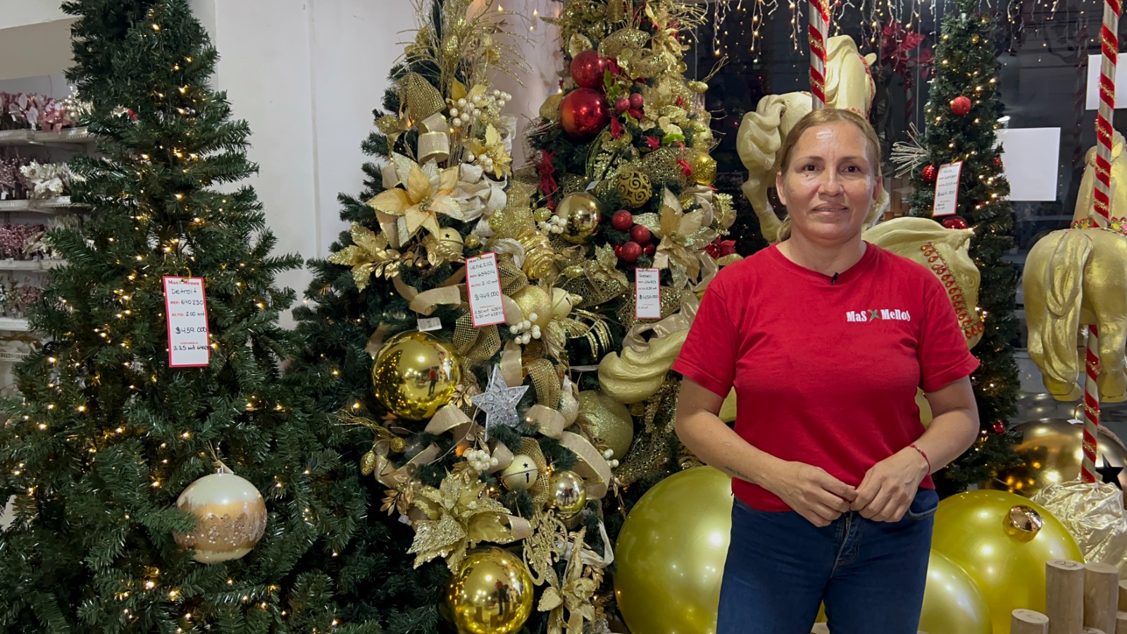 Cira Ramos Rada, decoradora de la tienda Más x Menos.