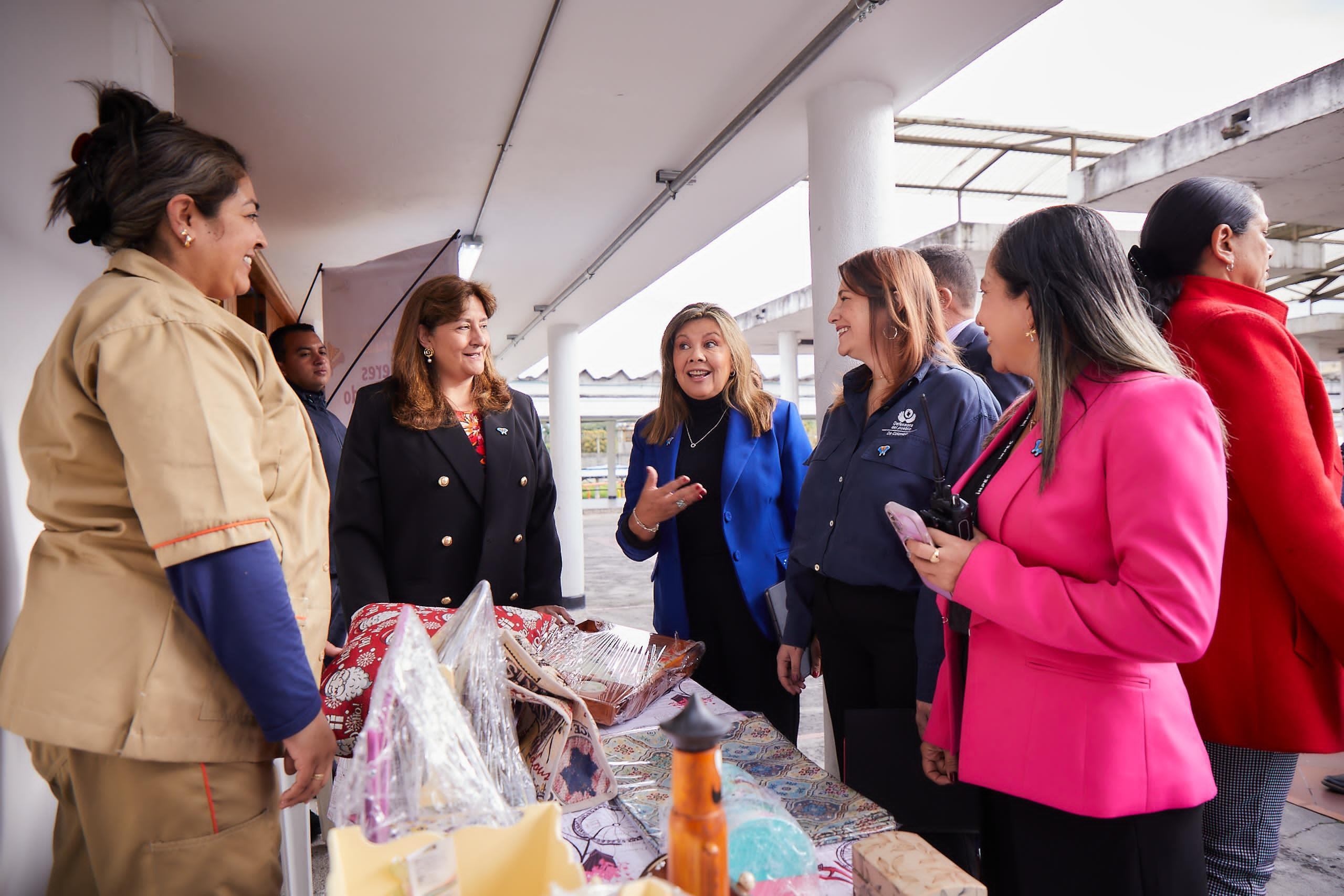 Defensoría del Pueblo estuvo en la Cárcel El Buen Pastor, en Bogotá.