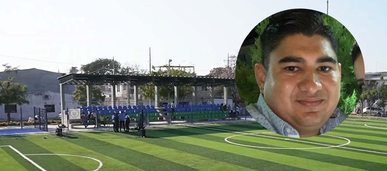 Gerson José Piñeres Porto fue asesinado cuando veía a su hijo jugar fútbol. 